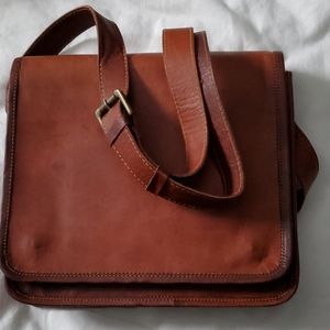 Beautiful authentic goat leather bag .